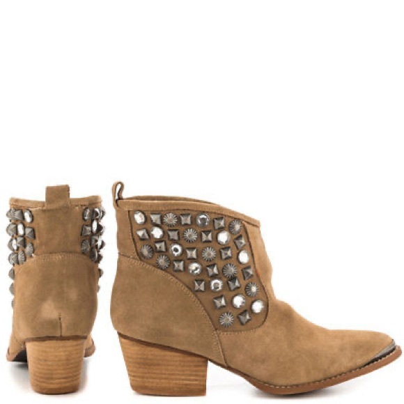 Chinese Laundry "I Spy" Studded Western Booties - Picture 2 of 4